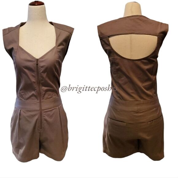TRINA TURK Khaki Romper - Picture 1 of 11